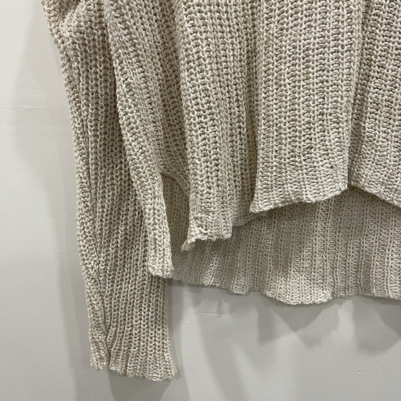 Eileen Fisher Long Sleeve V-Neck Organic Tape-Yarn Sweater Large - Picture 6 of 13